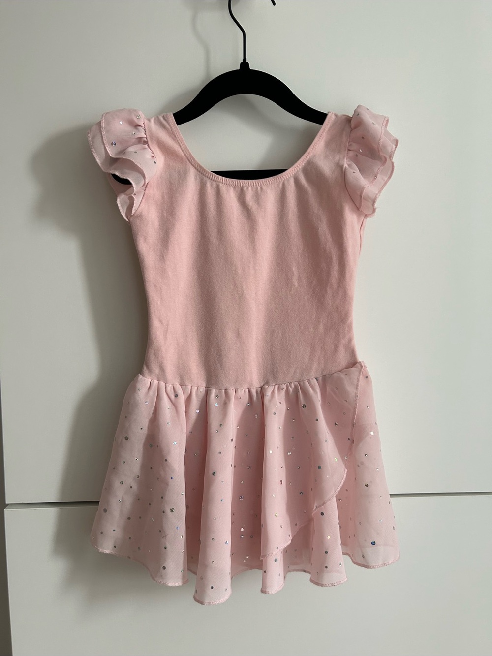 Girls Pink Sparkle Ballet Dress